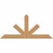 Ekena Millwork Saratoga Timber Gable Bracket, Western Red Cedar, 72"W x 33"H x 3 1/2"D x 5 1/2"F, 11/12 Pitch GBW072X33X0406SAR00SWR - alternate 1
